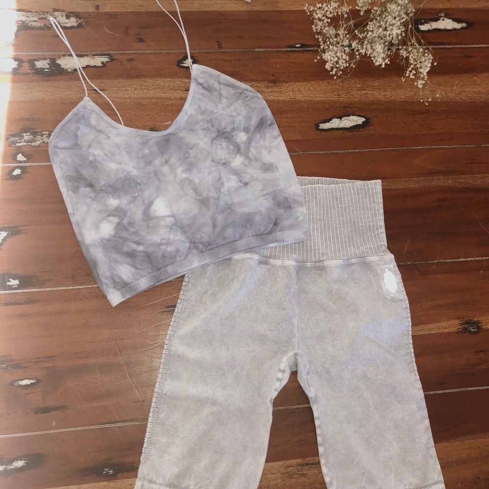 Free People Movement Wash Brami & Biker Shorts Set - Picture 2 of 2